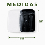 Organizador de Talheres com Tampa - Linha Professional Black
