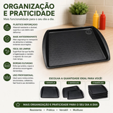 Bandeja Fast Food Restaurante Lanchonete Plástica Profissional Reforçada Para Servir