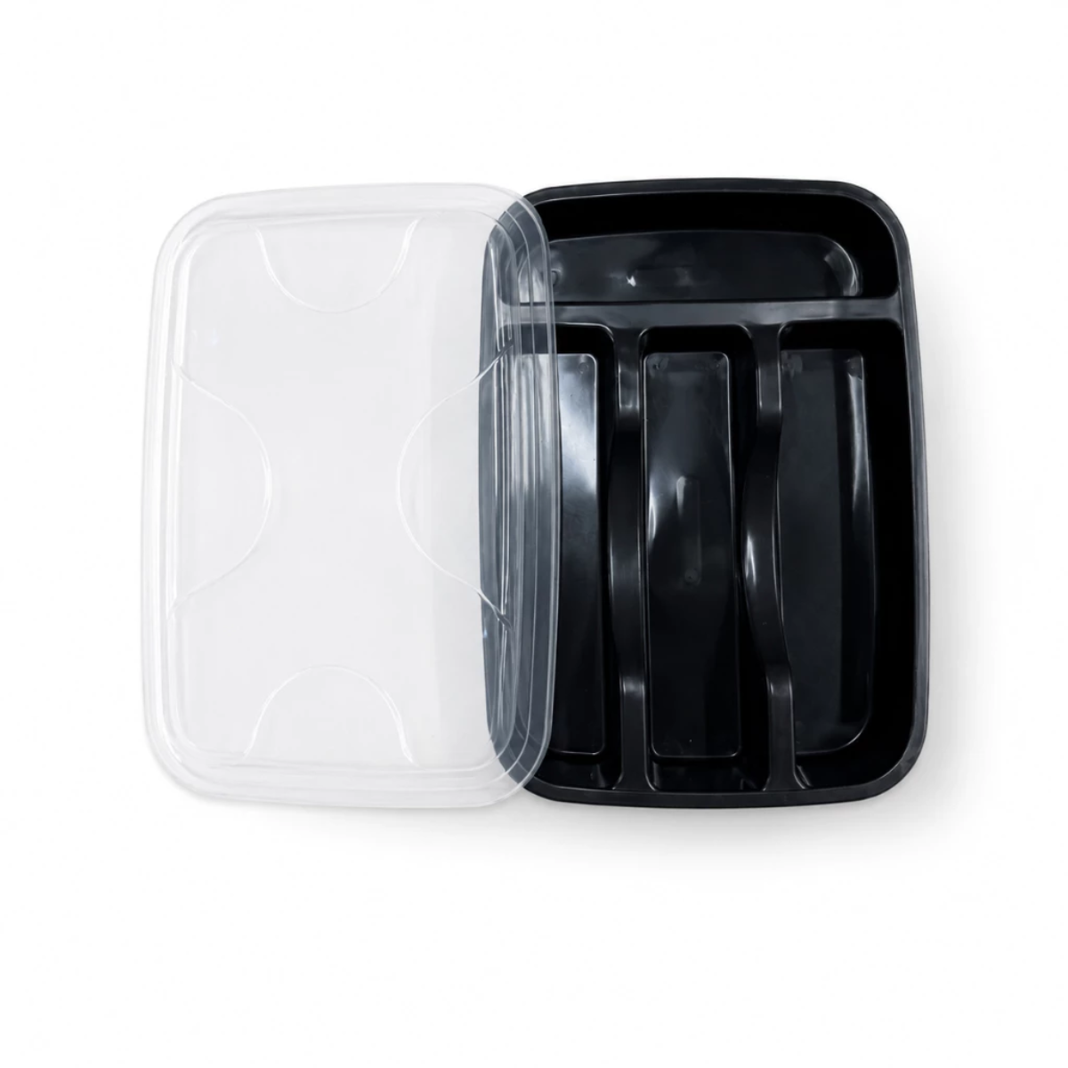 Organizador de Talheres com Tampa - Linha Professional Black