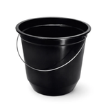 Balde de Limpeza 7 Litros Preto Resistente Multiuso