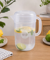 Jarra de Suco Redonda com Tampa Colorida 3,5L Multiuso